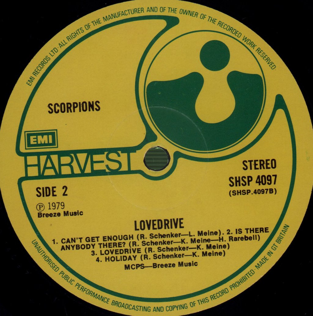 Scorpions - Lovedrive - Lp