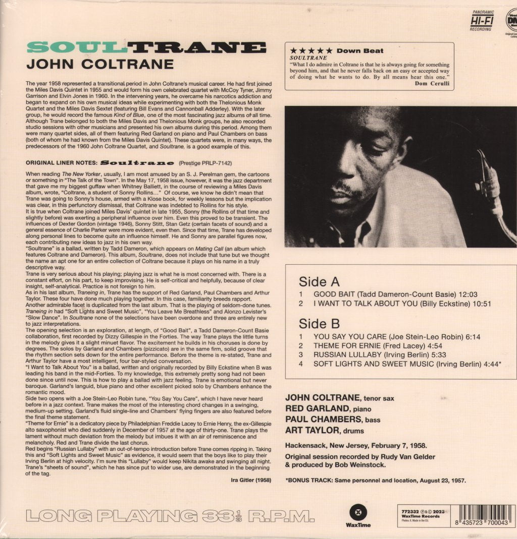 John Coltrane - Soultrane - Lp
