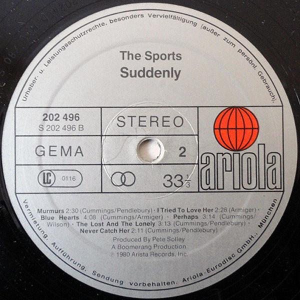 Sports - Suddenly - Lp