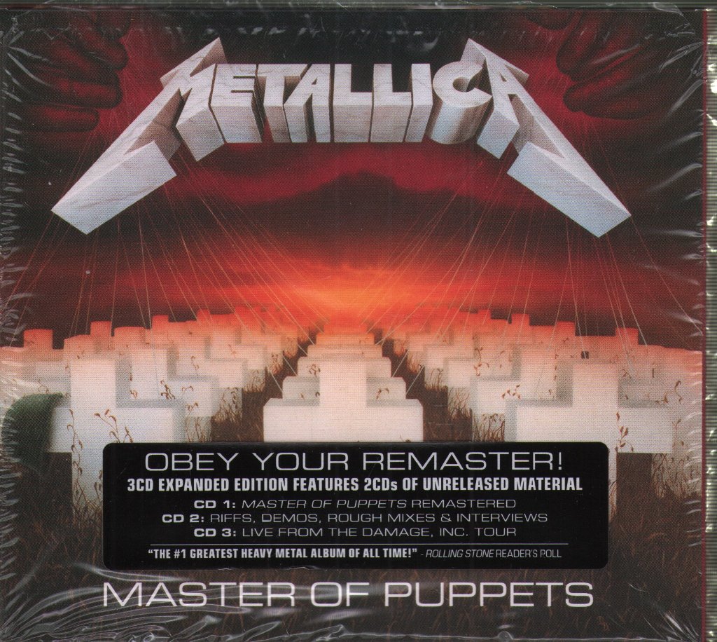 Metallica - Master Of Puppets: Remastered & Expanded - Cd Set