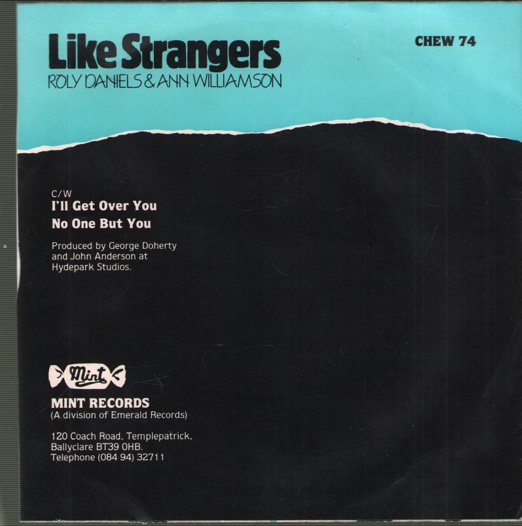 Roly Daniels And Ann Williamson - Like Strangers - 7 Inch