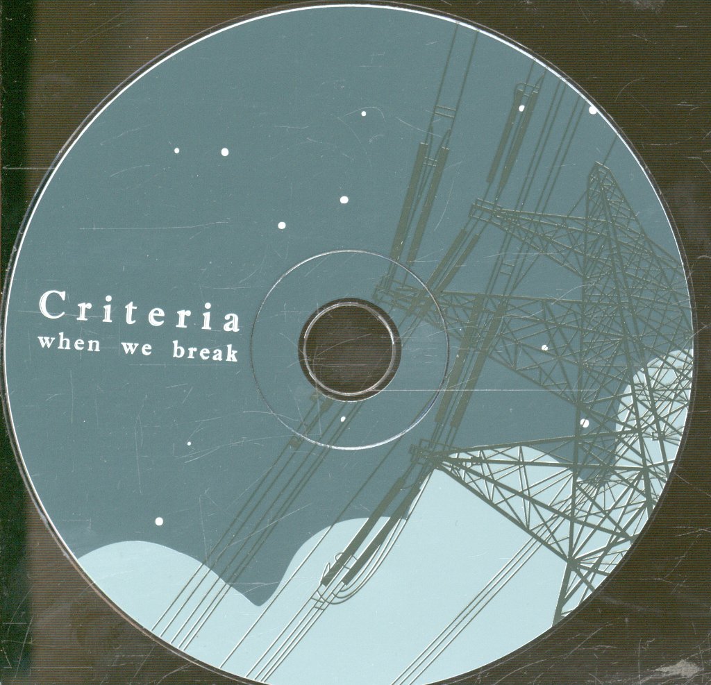Criteria - When We Break - Cd
