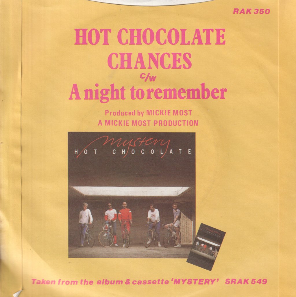 Hot Chocolate - Chances - 7 Inch