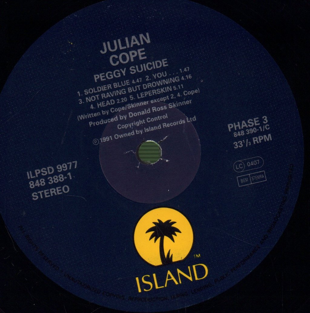 Julian Cope - Peggy Suicide - Double Lp