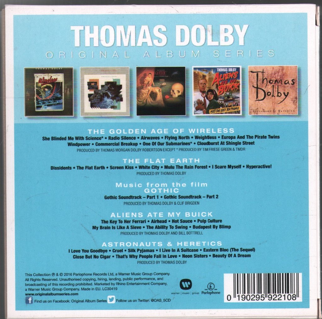 Thomas Dolby - Original Album Series - Cd Set