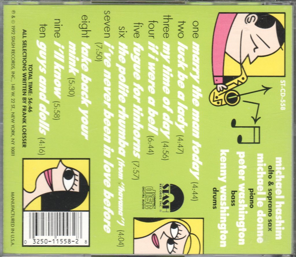 Michael Hashim - Guys And Dolls - Cd