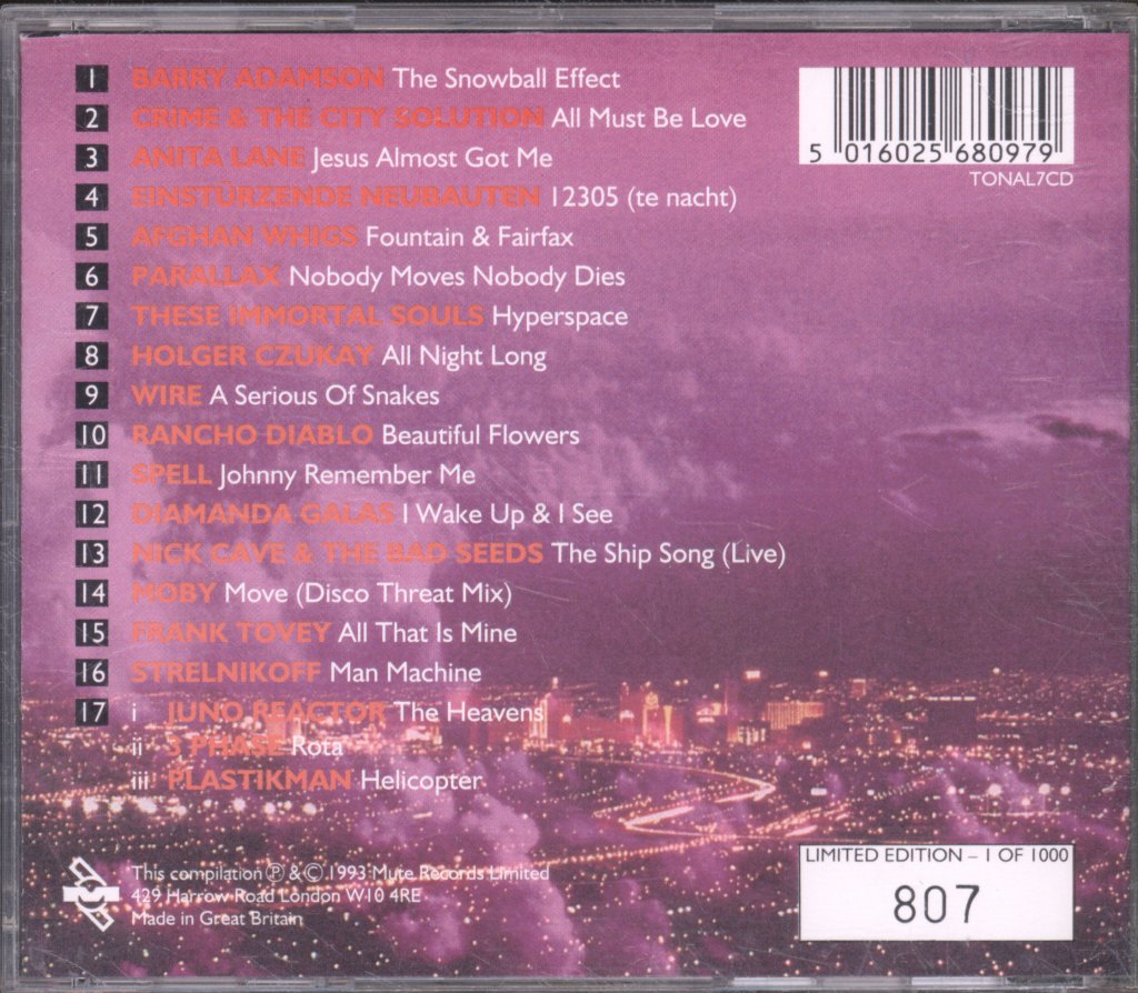 Various Artists - Tonal Evidence 7 - Cd