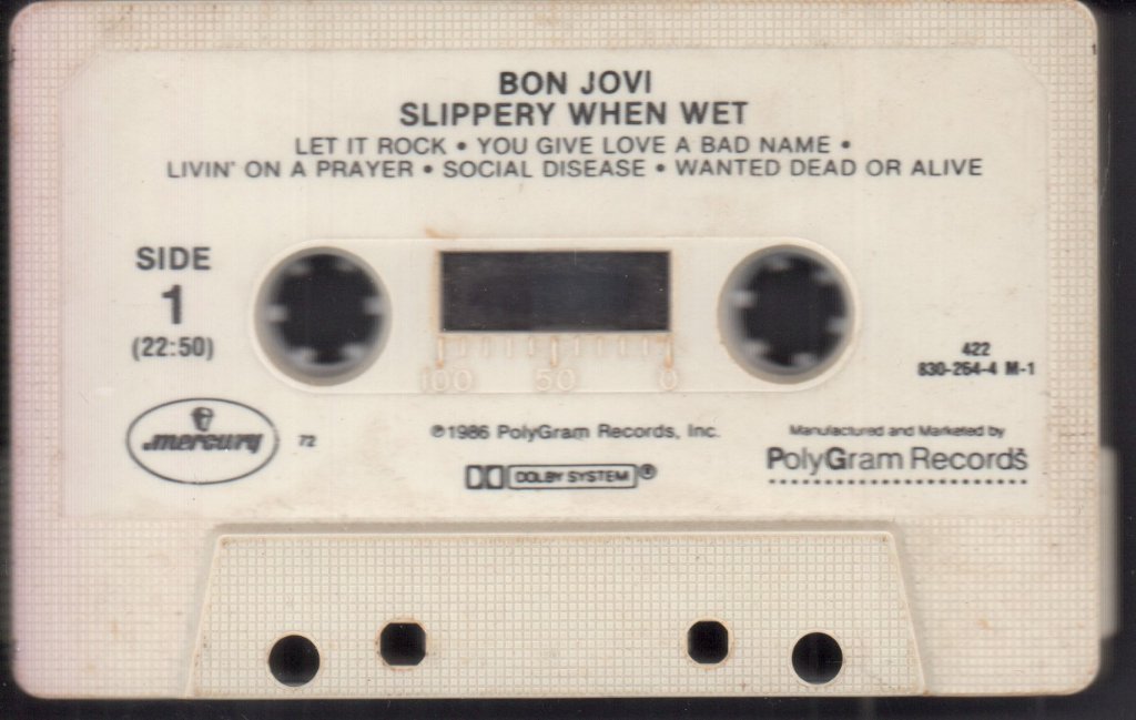 Bon Jovi - Slippery When Wet - Cassette