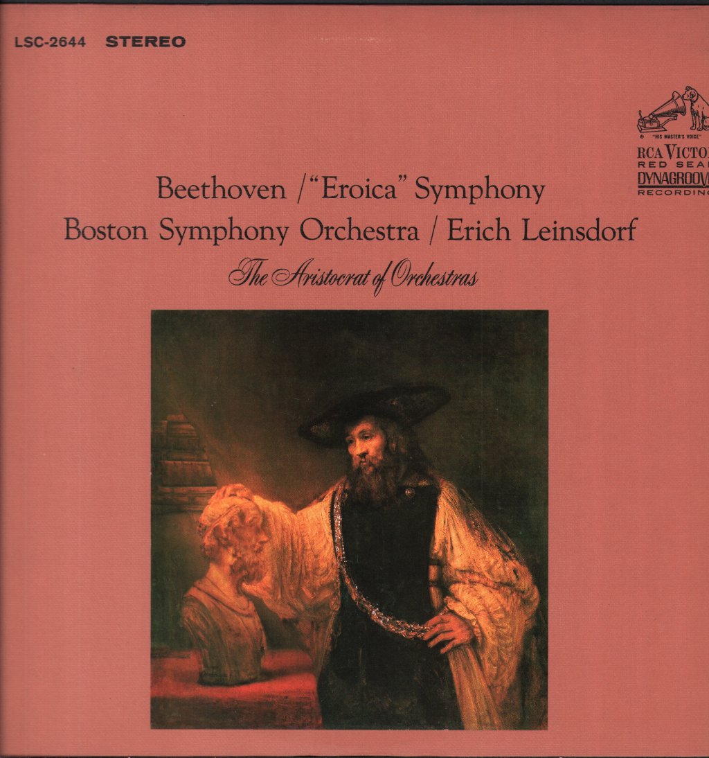 Erich Leinsdorf / Boston Symphony Orchestra - Beethoven - "Eroica" Symphony - Lp