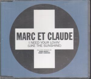 Marc Et Claude - I Need Your Lovin - Cd