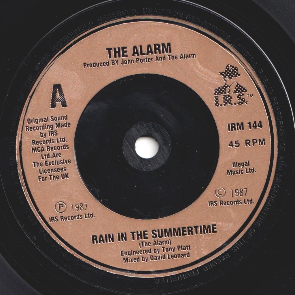 Alarm - Rain In The Summertime - 7 Inch