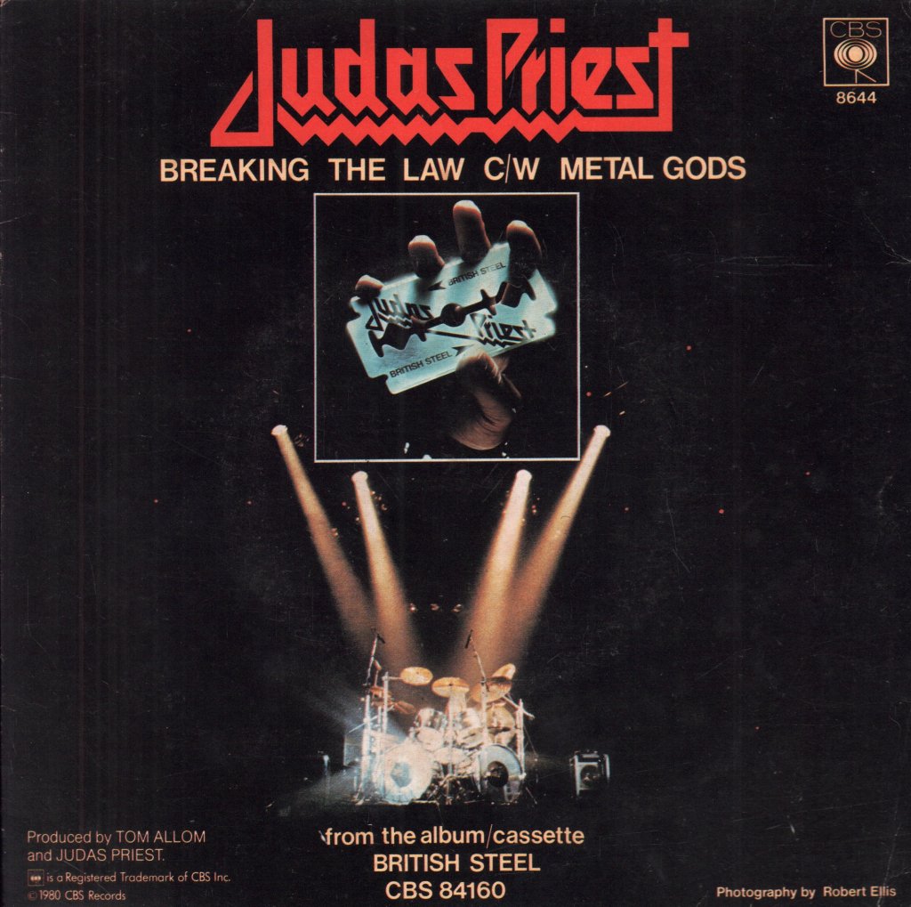 Judas Priest - Breaking The Law - 7 Inch