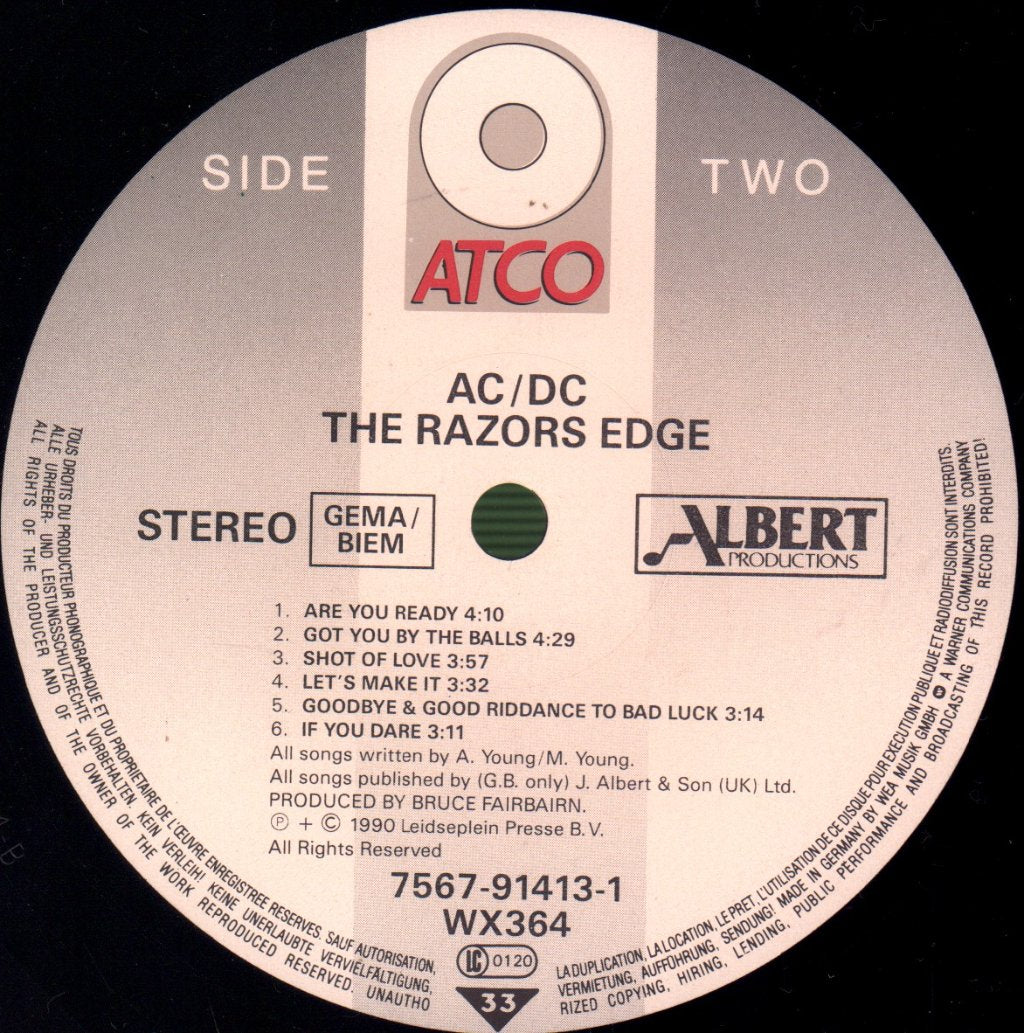 AC/DC - Razors Edge - Lp