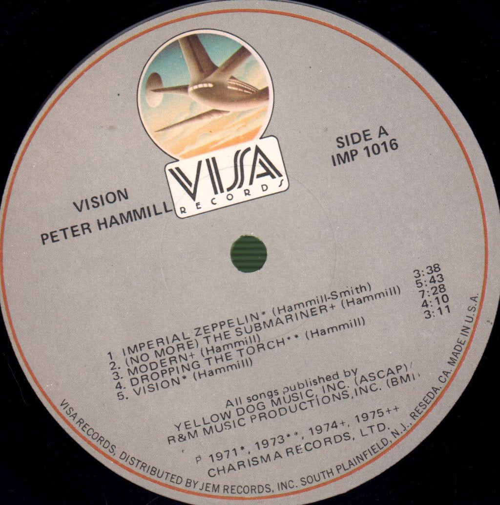 Peter Hammill - Vision - Lp