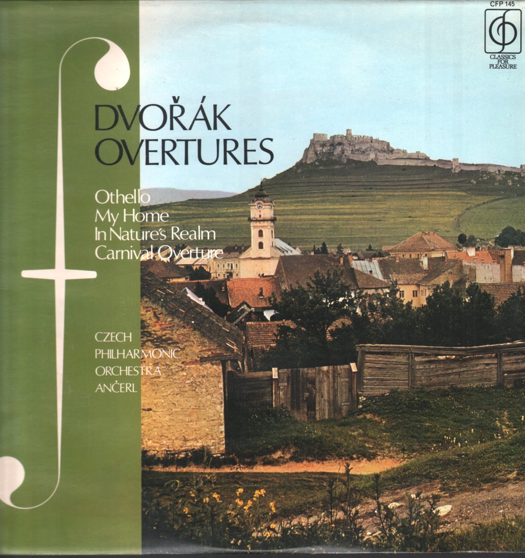 Karel Ancerl / Czech Philharmonic Orchestra - Dvorak Overtures - Othello, My Home, In Nature's Realm, Carnival Overture - Lp