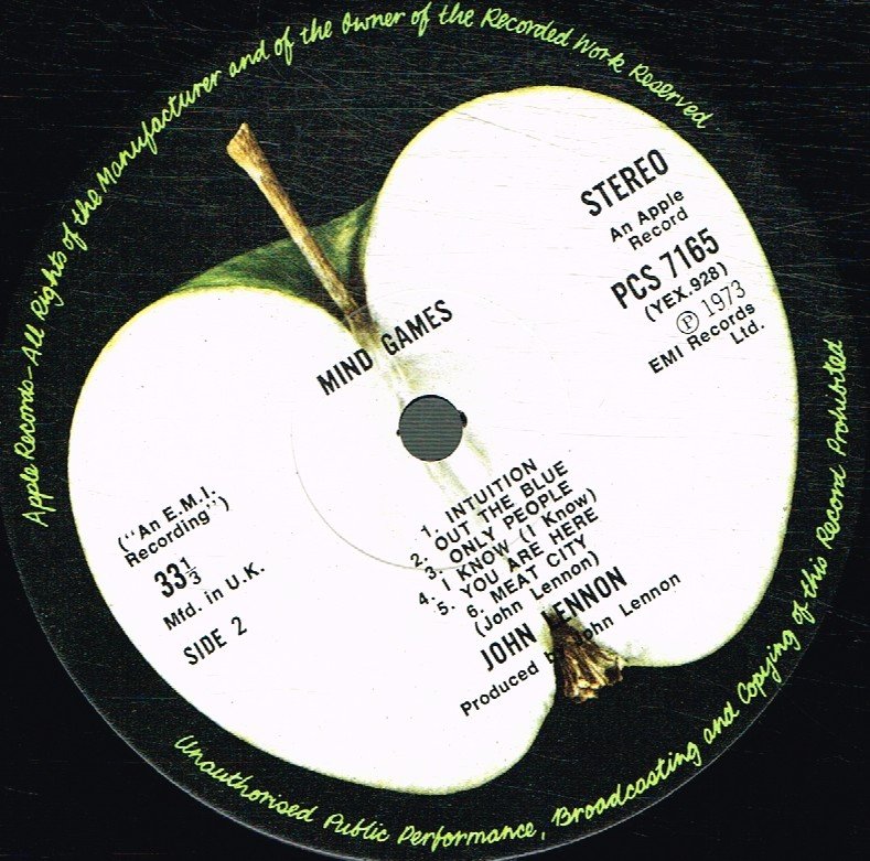 John Lennon - Mind Games - Lp