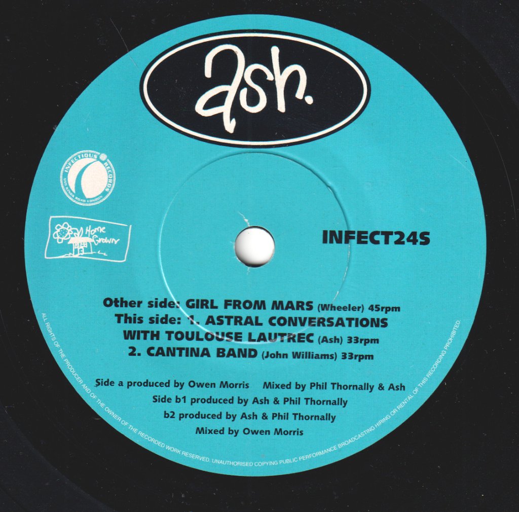 Ash (Irish Group) - Girl From Mars - 7 Inch