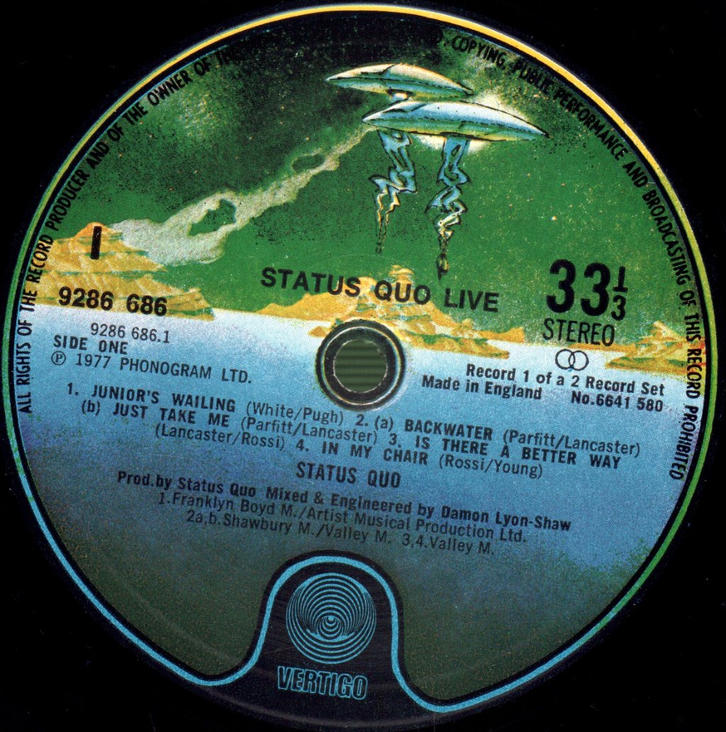 Status Quo - Live - Double Lp