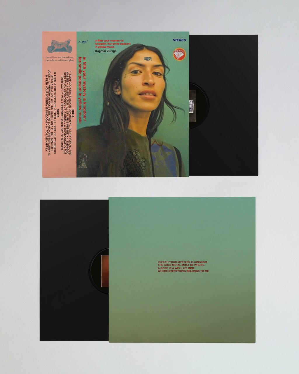 Dagmar Zuniga - in filth your mystery is kingdom / far smile peasant in yellow music - Lp