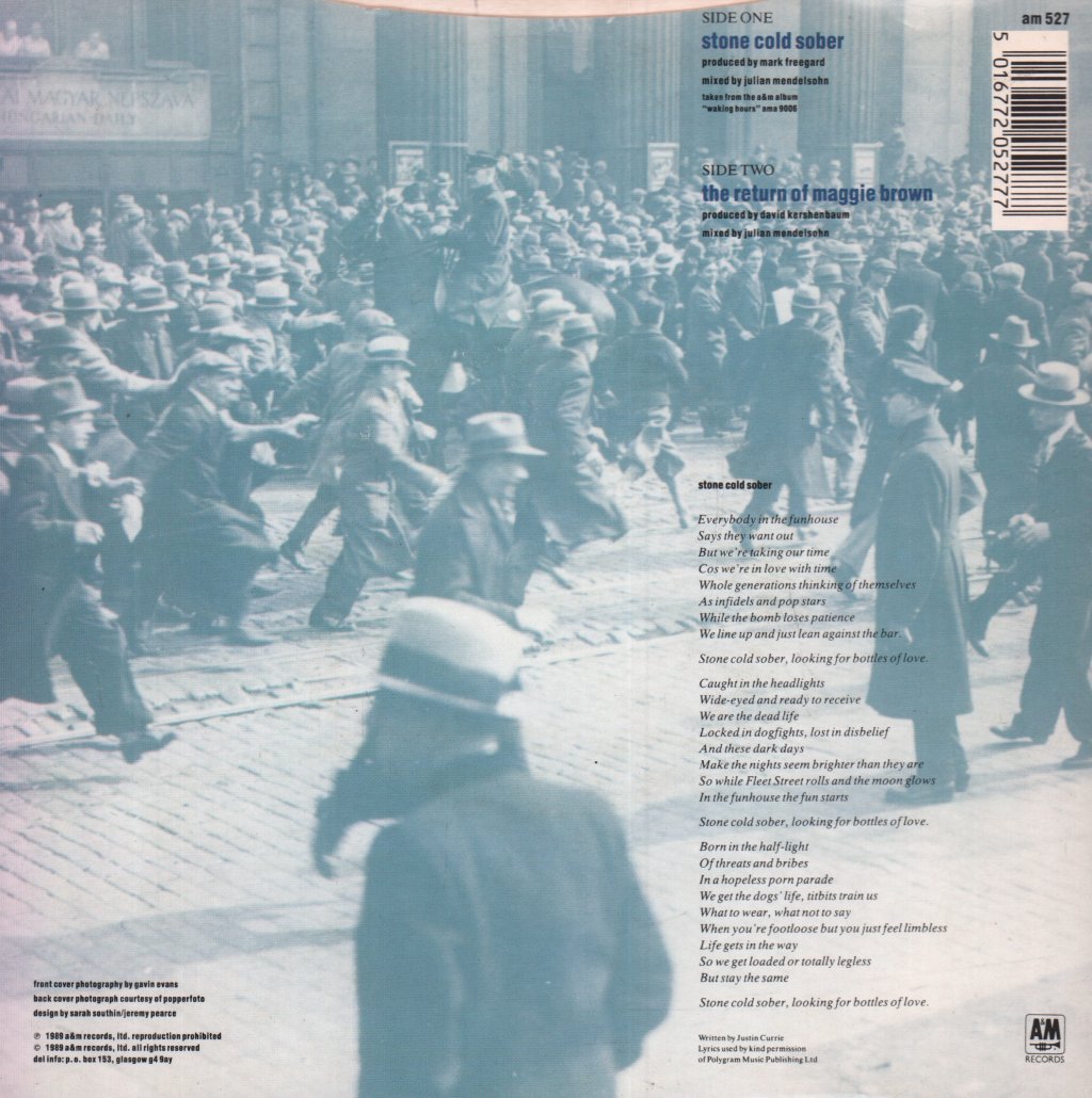 Del Amitri - Stone Cold Sober - 7 Inch