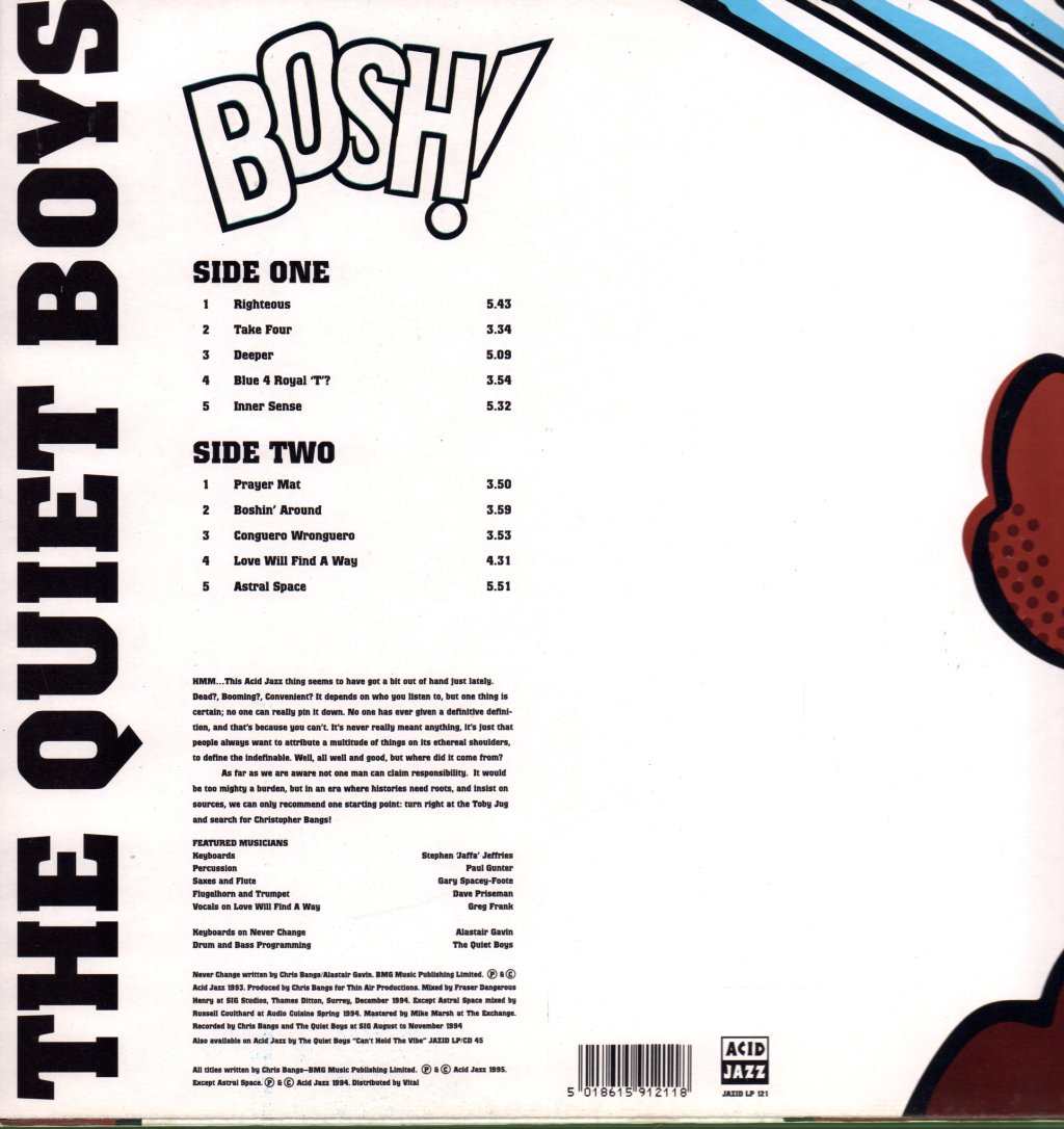 Quiet Boys - Bosh! - Lp