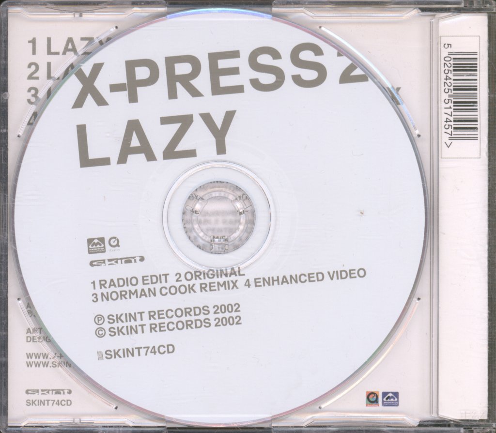 X-Press 2 - Lazy - Cd