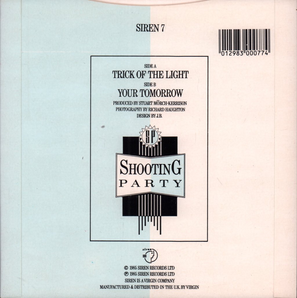 Shooting Party - Trick Of The Light - 7 Inch