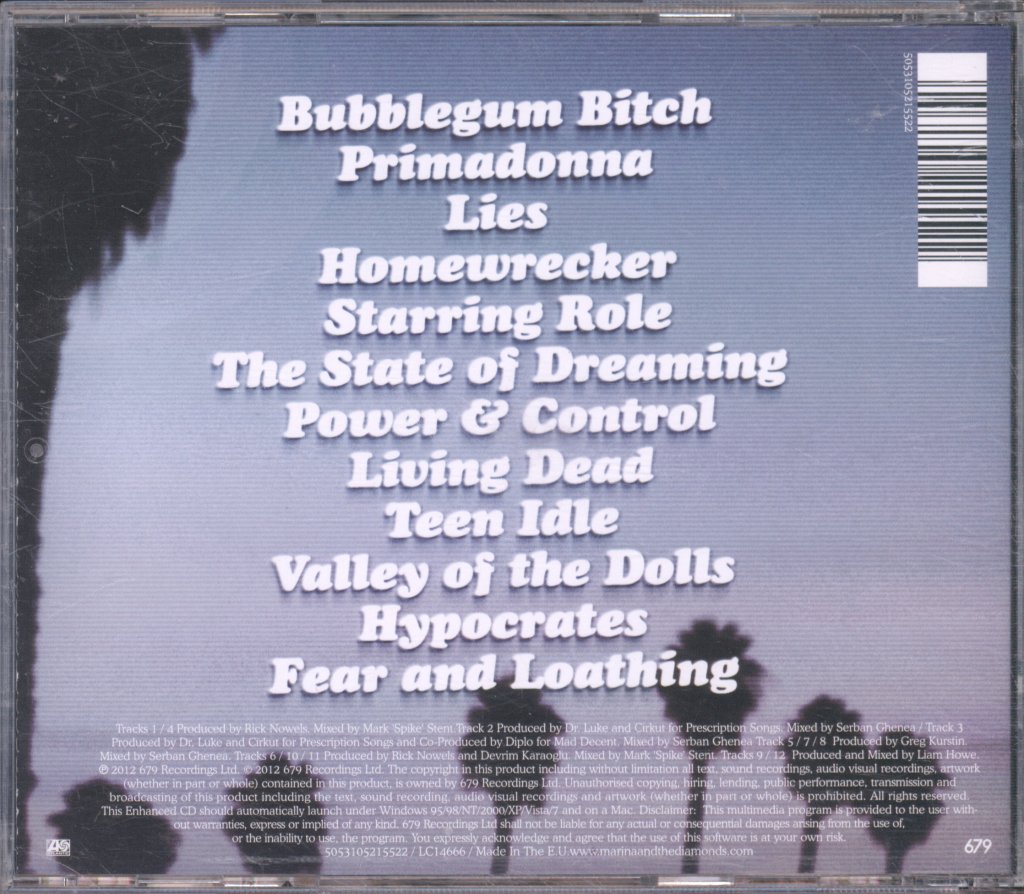 Marina & The Diamonds - Electra Heart - Cd