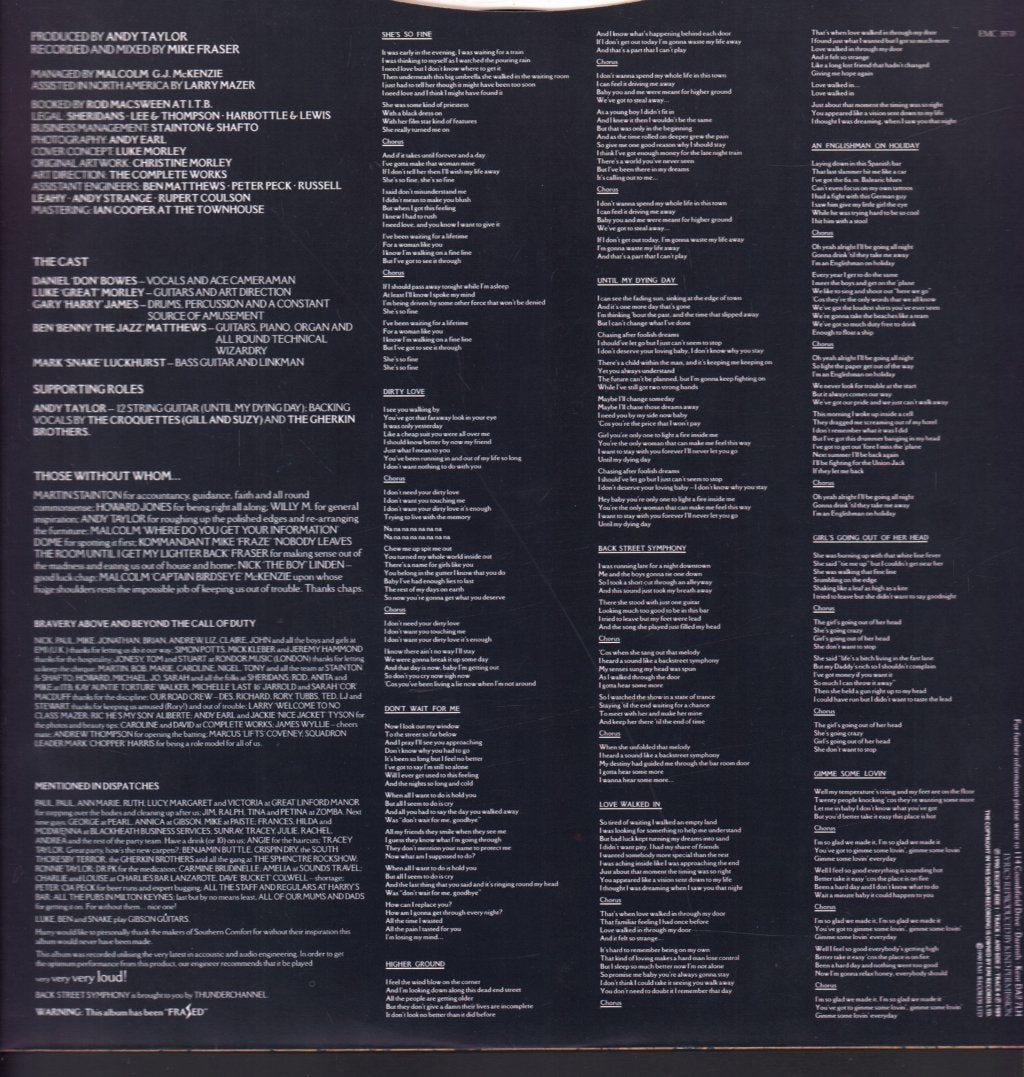 Thunder - Back Street Symphony - Lp