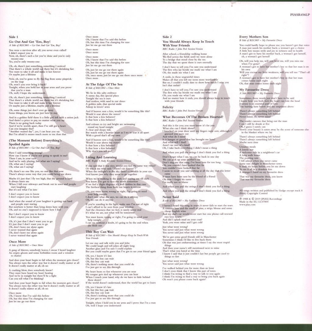 Wedding Present - Tommy - Lp