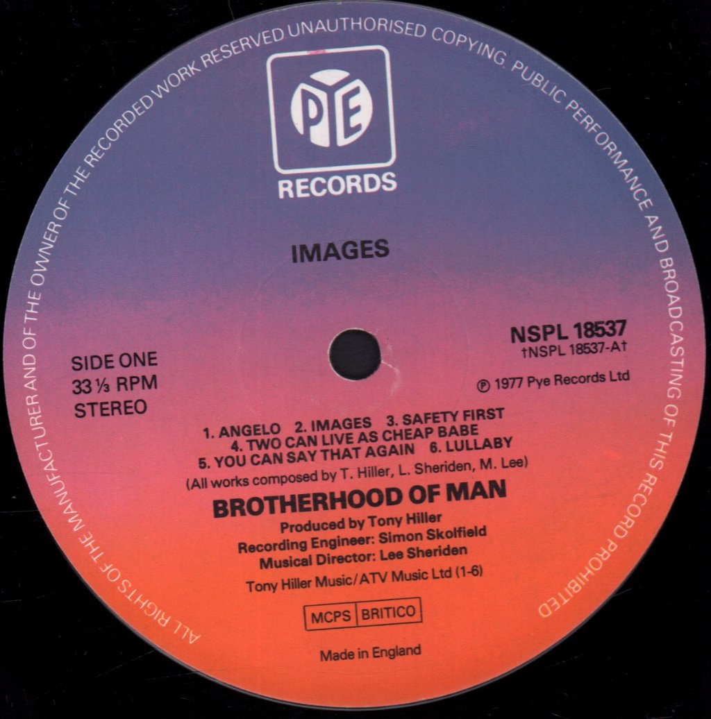 Brotherhood Of Man - Images - Lp