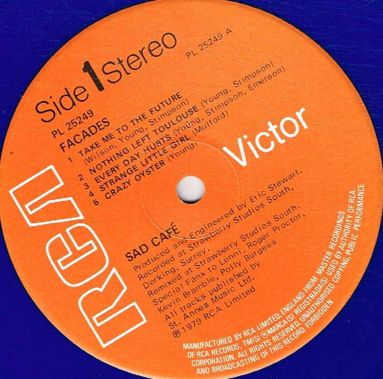 Sad Cafe - Facades - Lp