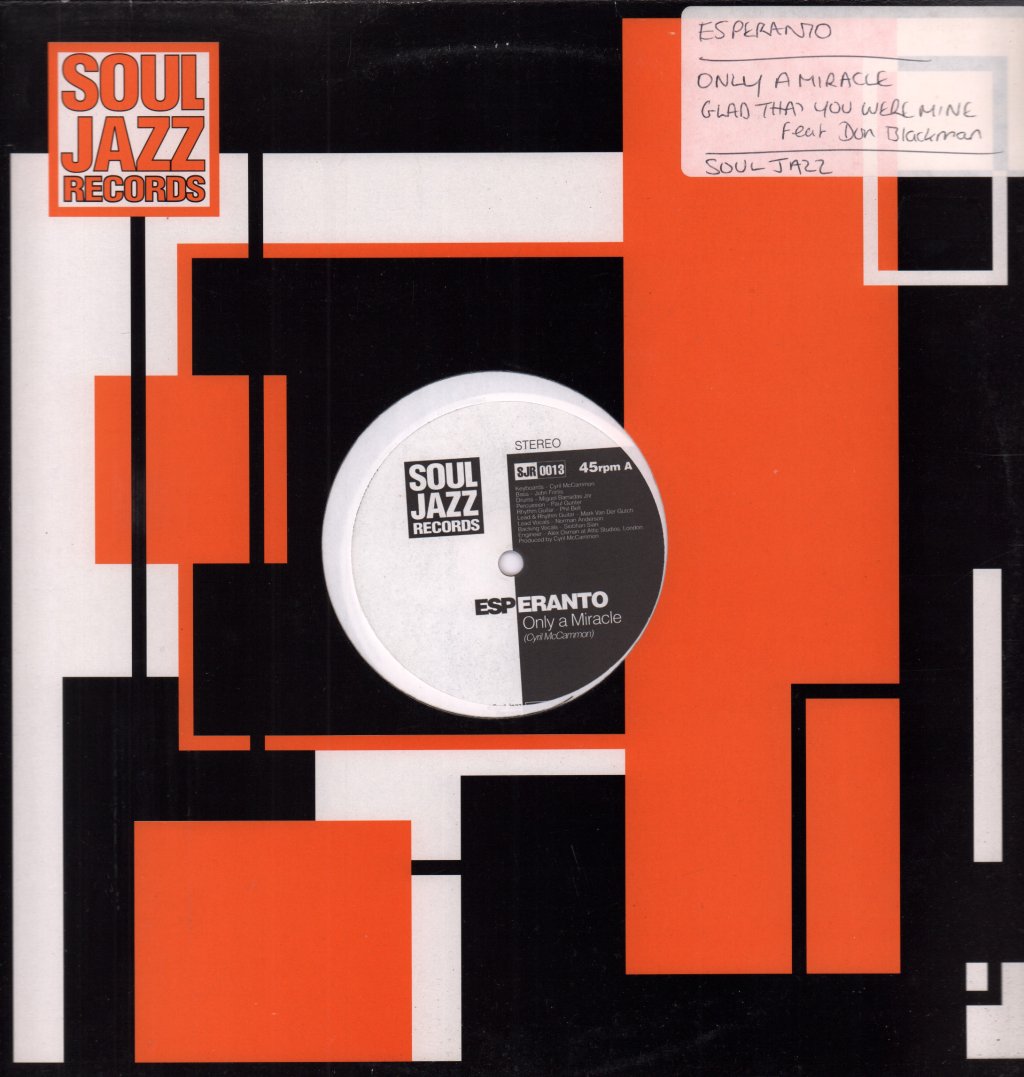 Esperanto - Only A Miracle - 12 Inch