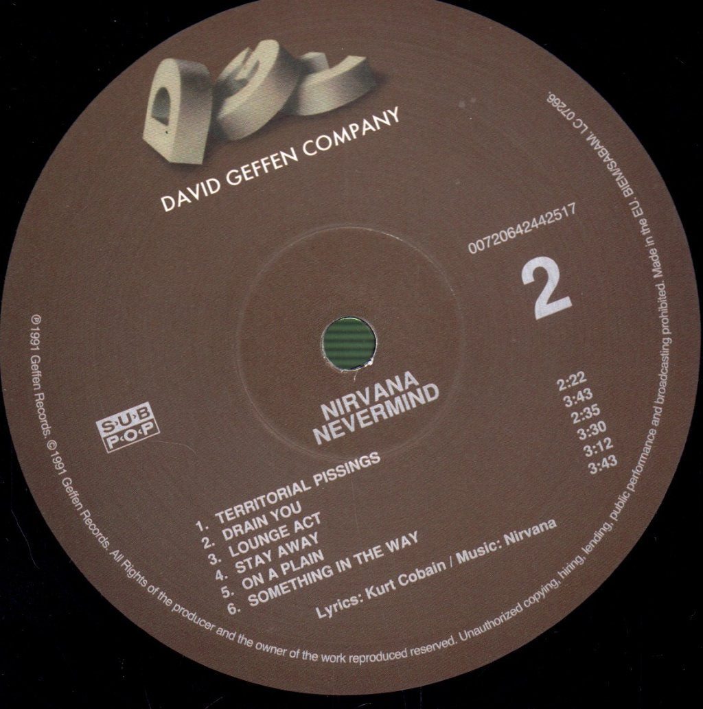Nirvana - Nevermind - Lp
