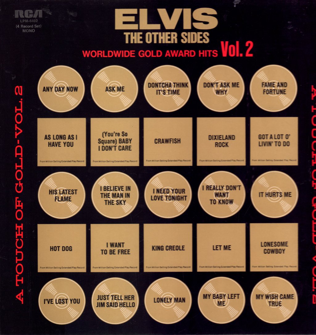 Elvis Presley - Other Sides - Worldwide Gold Award Hits - Vol. 2 - Lp Box Set