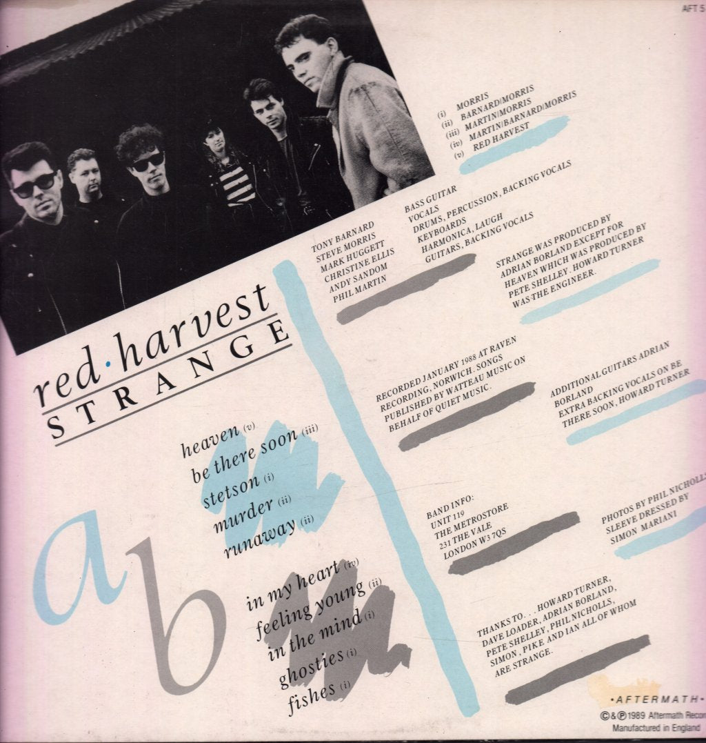 Red Harvest (Indie Group) - Strange - Lp