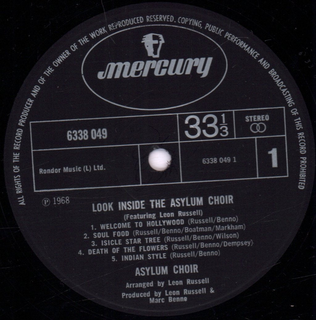 Asylum Choir - Look Inside - Lp