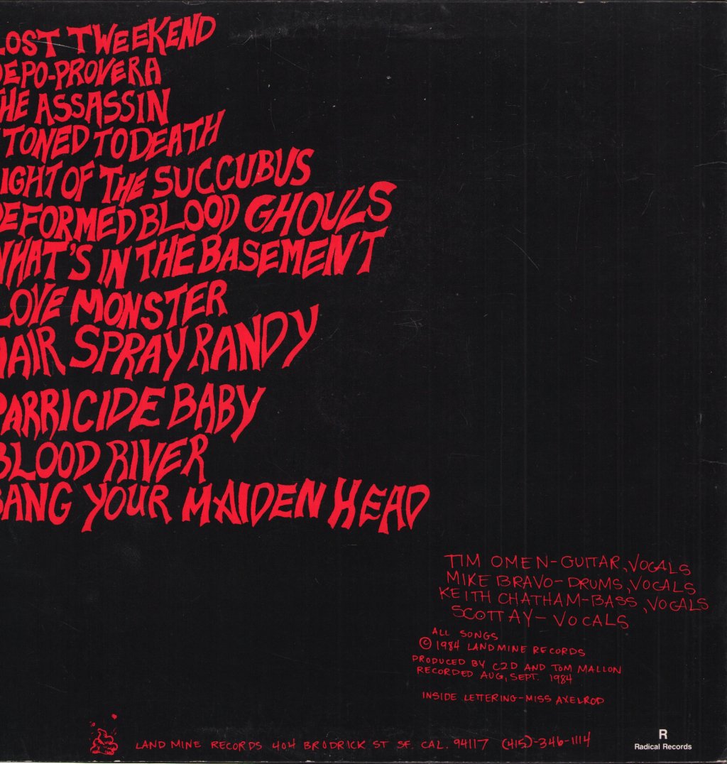 Condemned To Death - Diary Of A Love Monster - Lp