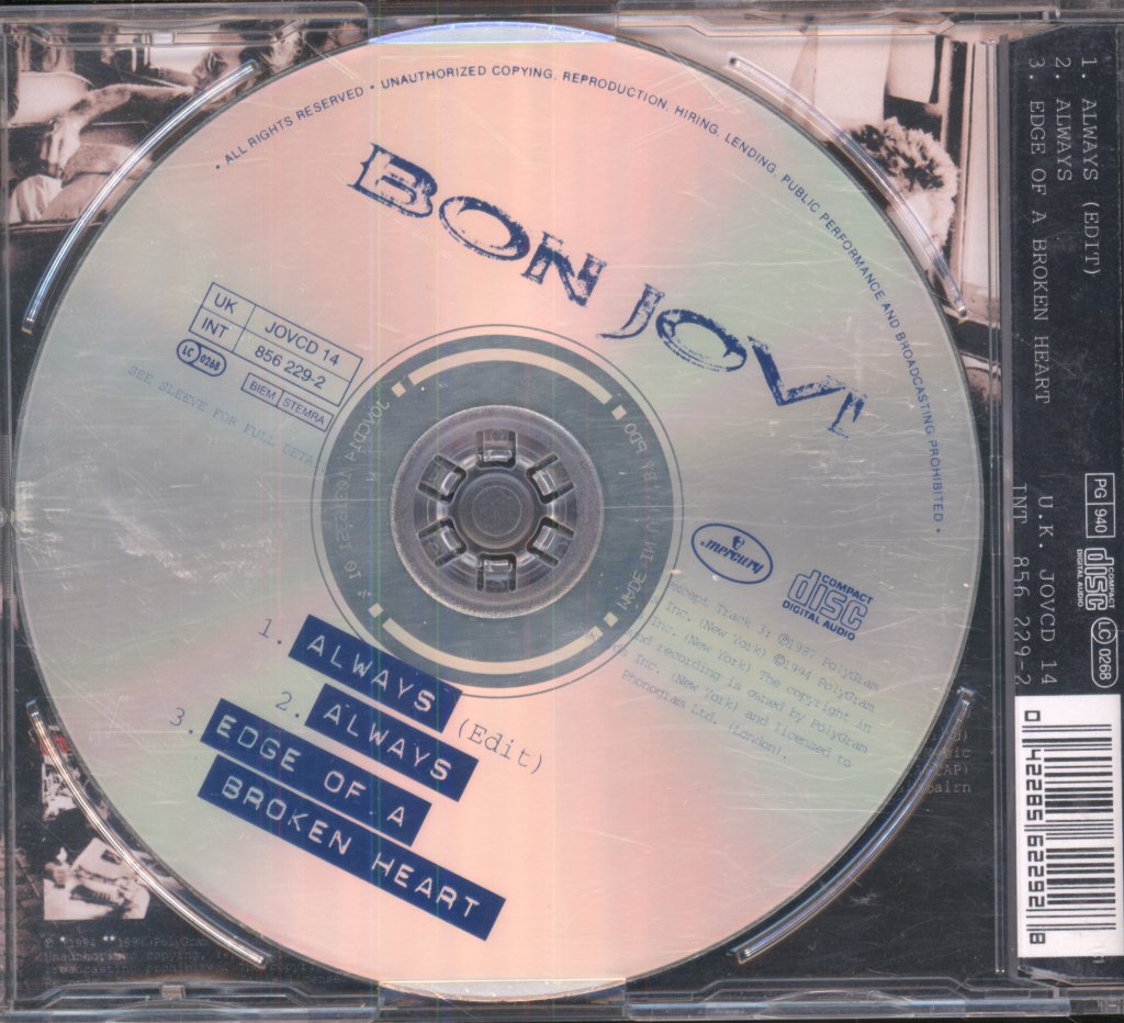 Bon Jovi - Always - Cd