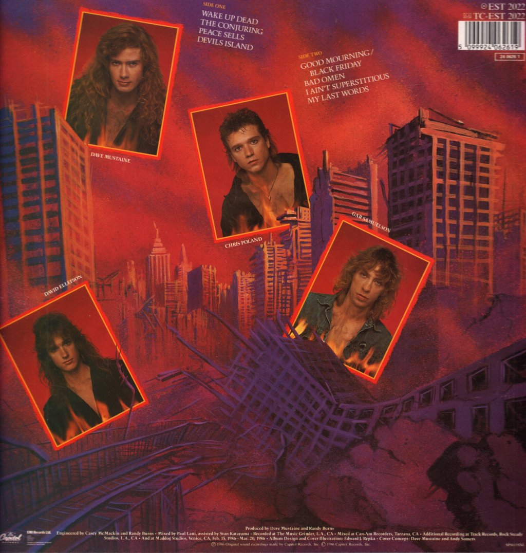 Megadeth - Peace Sells...but Who's Buying - Lp