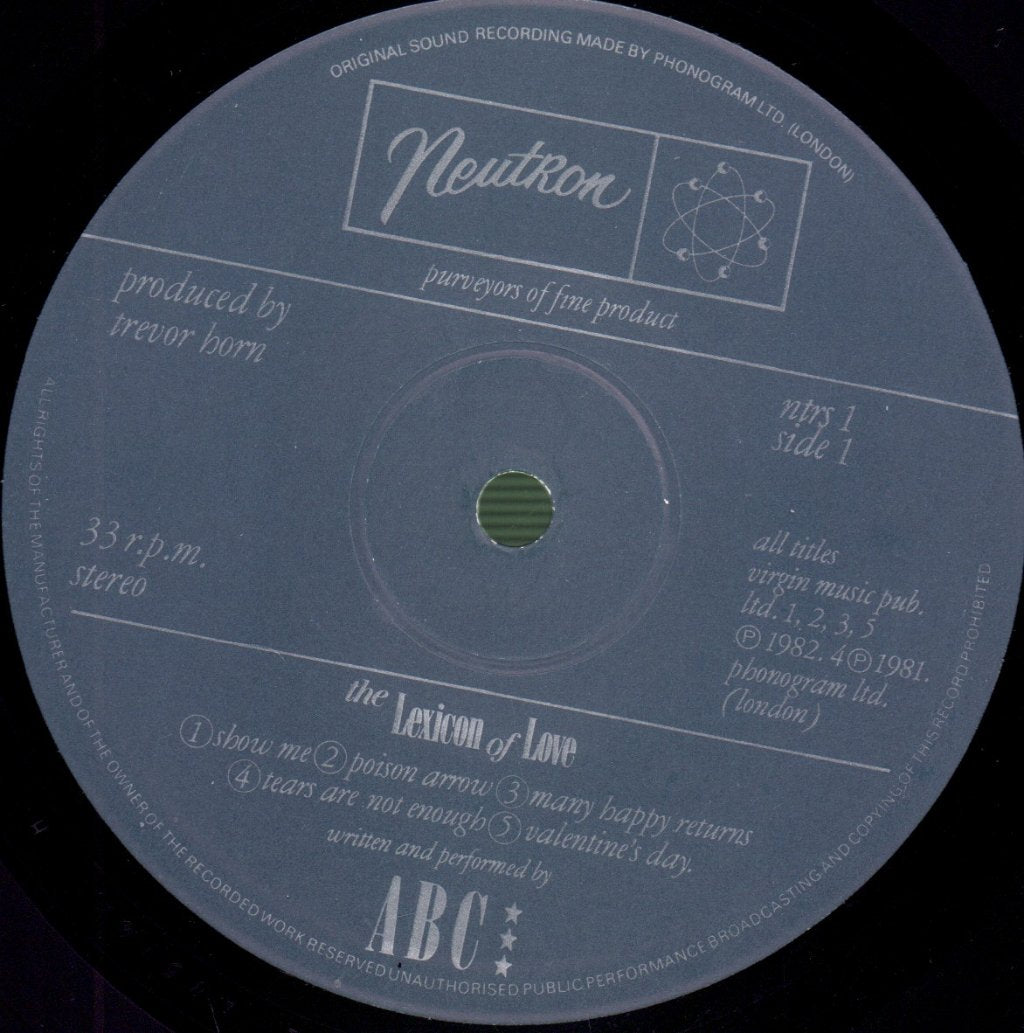ABC - Lexicon Of Love - Lp