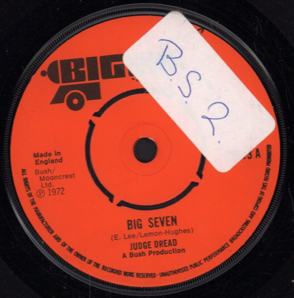 Judge Dread - Big Seven - 7 Inch