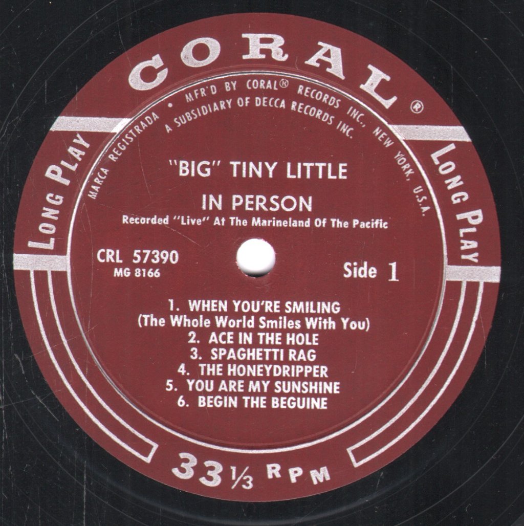 Big Tiny Little - In Person - Lp