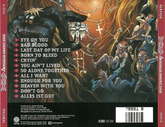 Doro - Angels Never Die - Cd