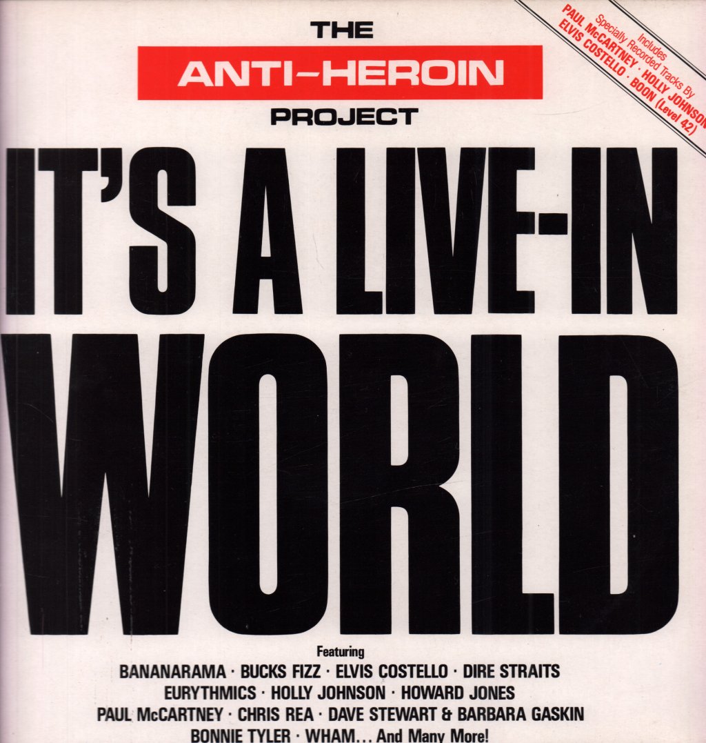 Various Artists - It's A Live In World - anti-heroin project - Double Lp