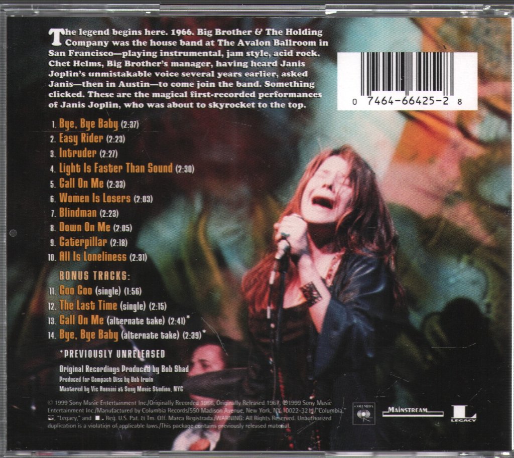 Janis Joplin - Box Of Pearls (The Janis Joplin Collection) - Cd Box Set