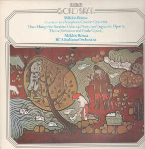 Miklos Rozsa - Overture To A Symphony Concert - Lp