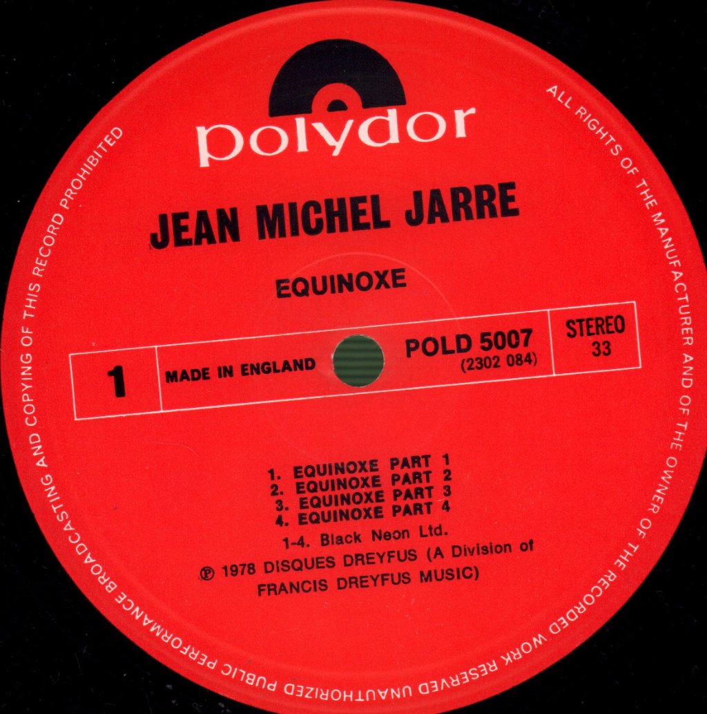 Jean Michel Jarre - Equinoxe - Lp