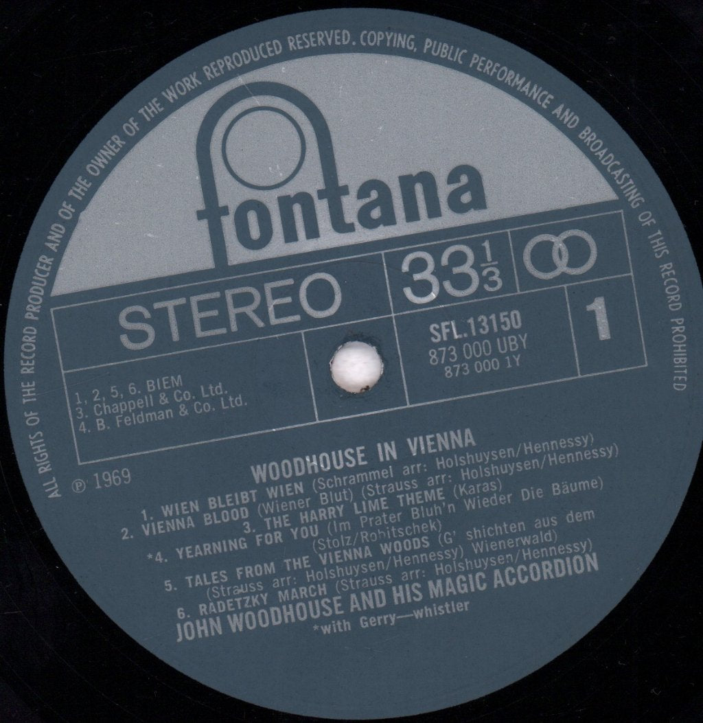 John Woodhouse - Woodhouse In Vienna - Lp
