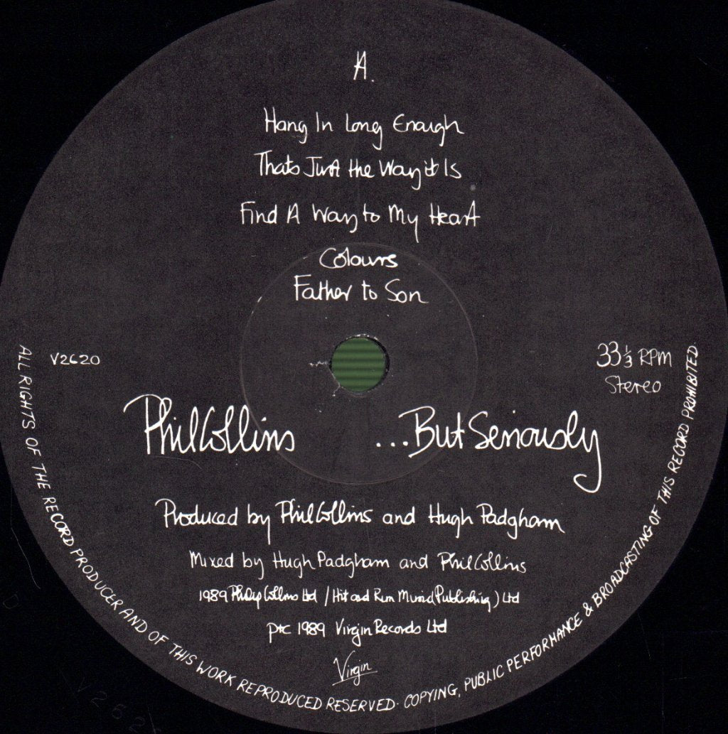 Phil Collins - But Seriously - Lp